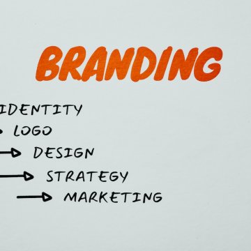 branding plan on a whiteboard